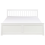 Beliani Bed Pine Wood OLENDON 160 x 200 cm (EU King Size) White 4