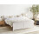 Beliani Bed Pine Wood OLENDON 160 x 200 cm (EU King Size) White 2