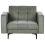 Beliani Armchair ALNES Fabric Dark Green 4