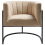Beliani Armchair LARVIK II Boucle Beige 5
