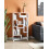 Beliani Shelving Unit ALMA 122 cm White 2