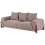 Beliani Sofa 3 Seater VINLIDEN Boucle Brown 5