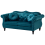 Beliani Sofa 2 Seater SKIEN Velvet Teal 6