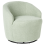 Beliani Swivel Armchair DAVIK Boucle Light Green 5