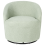Beliani Swivel Armchair DAVIK Boucle Light Green 6