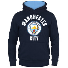 Manchester City FC Official Football Boys Fleece Graphic Hoody 12-13 Years
