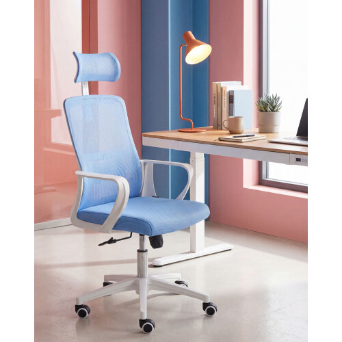 Beliani Office Chair MONARCH Blue 2