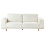 Beliani Sofa 3 Seater NIVALA Boucle Off-White 6
