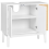 Beliani Vanity Unit NUBES 80 cm White 5