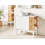 Beliani Vanity Unit NUBES 80 cm White 3