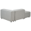 Beliani Right-Hand Chaise Longue ARDAL Fabric Light Grey 5