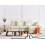 Beliani Corner Sofa 4 Seater KOHLO Fabric Light Beige Left Hand 2