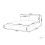 Beliani Bed Boucle VINAY 180 x 200 cm (EU Super King) White 3