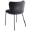 Beliani Set of 2 Dining Chairs MINA Fabric Black 6