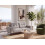 Beliani Sofa 2 Seater LAURILA Fabric Light Grey 2