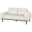 Beliani Sofa 2 Seater LAURILA Fabric Light Beige 5