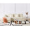 Beliani Corner Sofa 4 Seater KOHLO Fabric Light Beige Right Hand 2