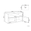 Beliani Wall Mounted Vanity Unit ROSELL 86 cm Light Brown 3