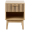 Beliani 1 Drawer Bedside Table LYNWOOD Light Brown 6