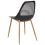 Beliani Set of 4 Dining Chairs MONTELLO Black 7