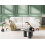 Beliani Sofa 3 Seater SKIVE Boucle White 2