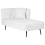 Beliani Left-Hand Chaise Longue RIOM Fabric White 4