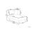 Beliani Left-Hand Chaise Longue RIOM Fabric White 3