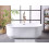 Beliani Freestanding Bathtub PINEL 1700 x 800 mm White 4