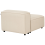 Beliani 1-Seat Section ARDAL Fabric Beige 5