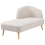 Beliani Right-Hand Chaise Longue TANLAY Fabric Light Beige 4