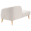 Beliani Right-Hand Chaise Longue TANLAY Fabric Light Beige 5