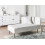 Beliani Right-Hand Chaise Longue RIOM Fabric White 2