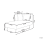 Beliani Right-Hand Chaise Longue RIOM Fabric White 3