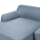 Beliani Corner Sofa 3 Seater SOSJO Fabric Blue Right Hand 6