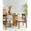 Beliani Set of 2 Dining Chairs ISLE Wood Brown/Grey 5