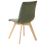 Beliani Set of 2 Dining Chairs CALGARY Fabric Dark Green 6