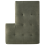 Beliani Corner Sofa KIRUNA Velvet Dark Green Right Hand 6