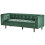Beliani Sofa 3 Seater BYSKE Fabric Green 4