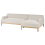 Beliani Corner Sofa 3 Seater SOSJO Fabric Light Beige Left Hand 8