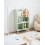 Beliani 3 Tier Bookcase LILOET 102 cm Light Green 7