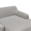 Beliani Corner Sofa SOSJO Fabric Light Grey Left Hand 9