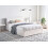 Beliani Ottoman Bed MONTLAUR Boucle White 140 x 200 cm (EU Double) 2