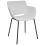 Beliani Set of 2 Dining Chairs AXTEL Fabric Light Grey 8