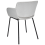 Beliani Set of 2 Dining Chairs AXTEL Fabric Light Grey 7
