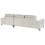 Beliani Corner Sofa KIRUNA Velvet Light Beige Left Hand 5