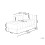 Beliani Right-Hand Chaise Longue LANNILS Fabric Pink 4