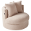 Beliani Armchair DALBY Boucle Beige 4