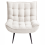 Beliani Armchair ALVESTA Boucle White 5