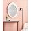 Beliani Wall Mirror MASSAY 53 cm x 90 cm Velvet White 2