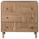 Beliani 3 Drawer Chest RONGE Light Brown 5
